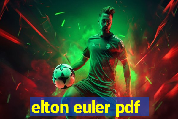 elton euler pdf